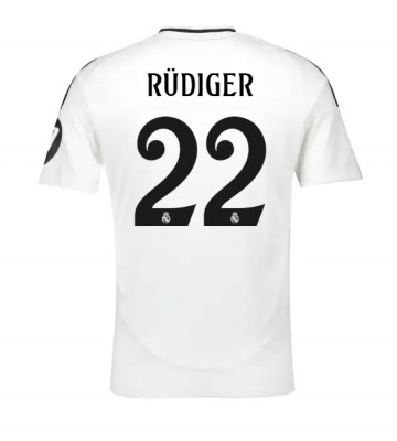 Real Madrid Antonio Rudiger #22 Hemmatröja 2024-25 Kortärmad